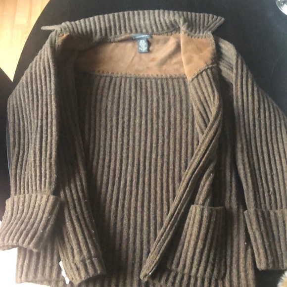 Banana Republic suede knit jacket - Picture 8 of 8
